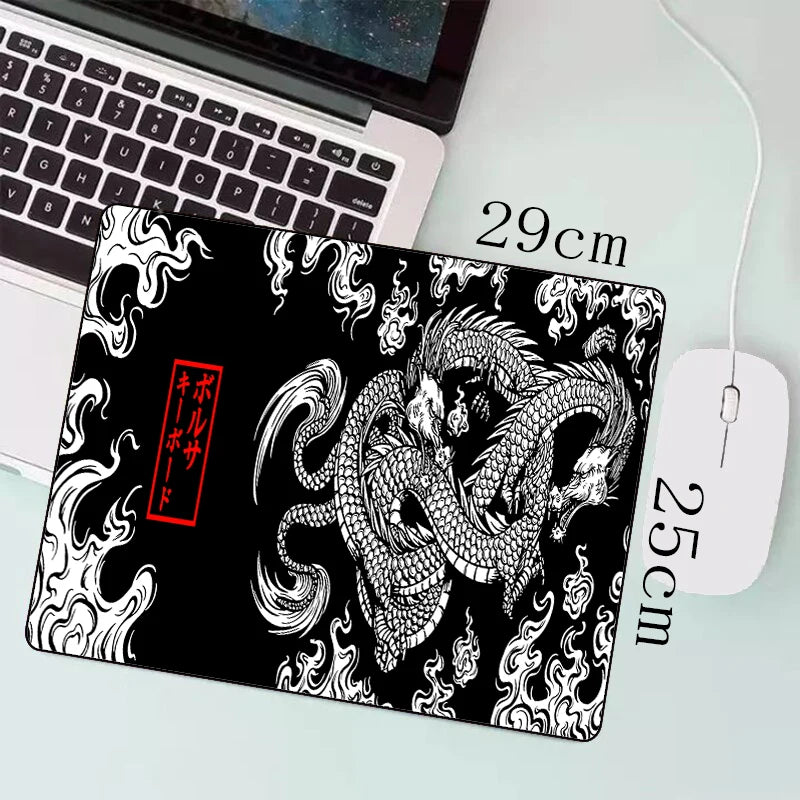 Japanese Dragon Large Gaming Mousepad XXL – Speed Desk Mat for Gamers and Anime Fans