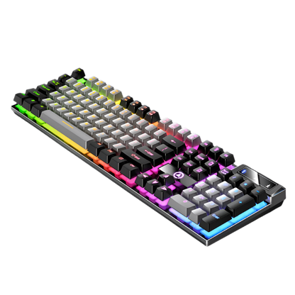 Wired Gaming Keyboard with Numpad – Low Profile Design for PC, Laptop, and Desktop