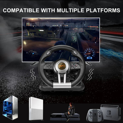 PXN V3 Pro Gaming Racing Wheel | 180° Steering Wheel for PC, PS4, Xbox & Switch