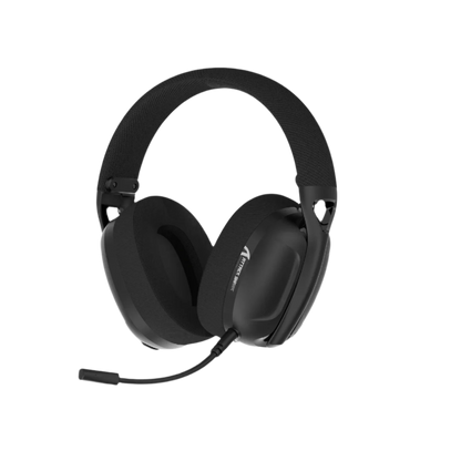 Attack Shark L80 Tri-Mode Gaming Headset – 5.1 Hi-Fi Stereo Surround Sound, Lightweight, Pluggable Microphone