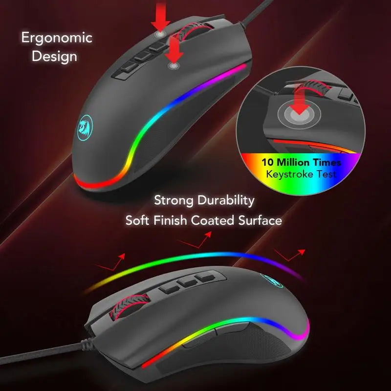 Redragon M711 Gaming Mouse RGB 10,000 DPI