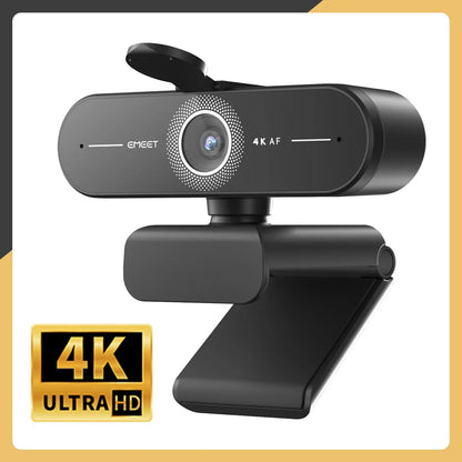 4K Webcam 1440P 2K Web Camera 1080P EMEET C60E Autofocus