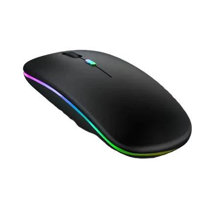 RGB Wireless Gaming Mouse – Rechargeable, Silent, Ergonomic Design for Laptop and PC