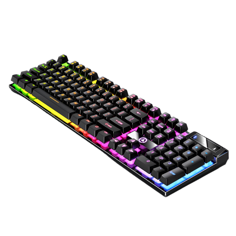 Wired Gaming Keyboard with Numpad – Low Profile Design for PC, Laptop, and Desktop