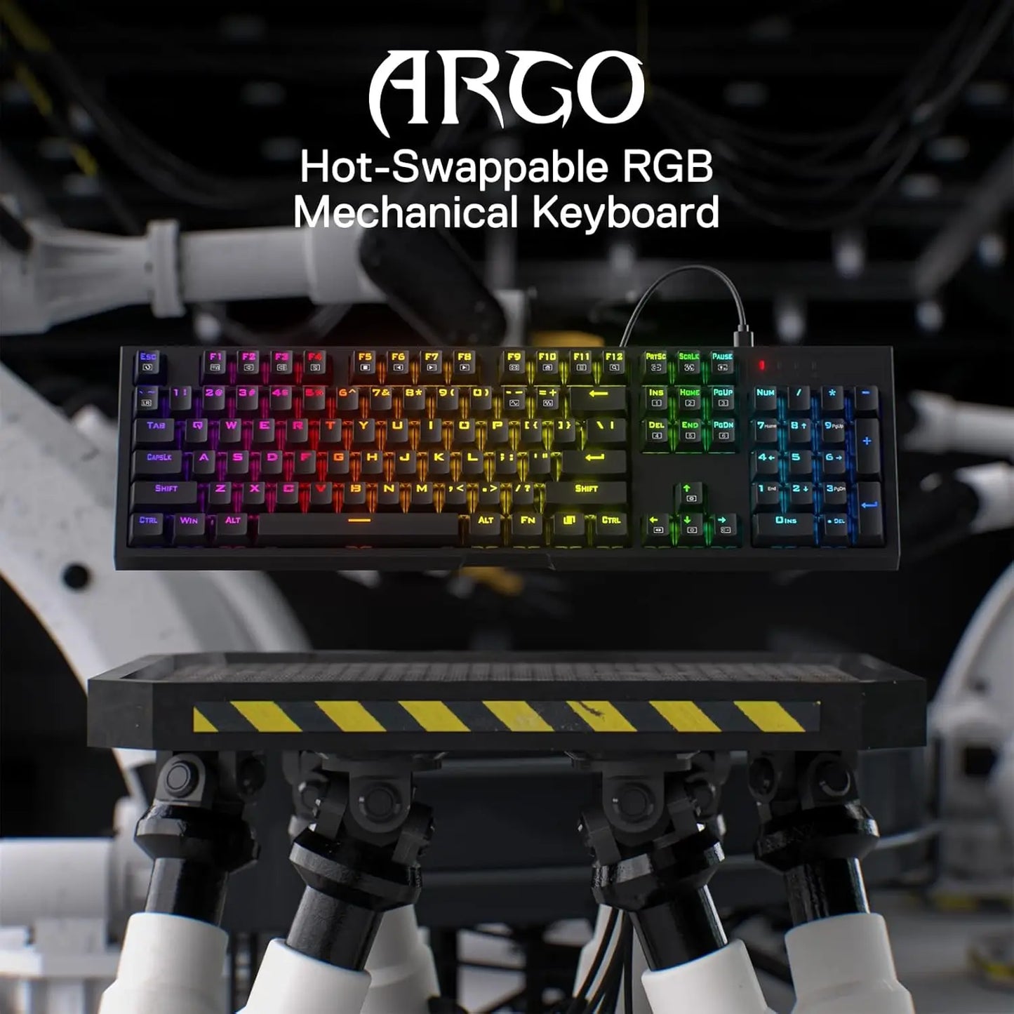 Redragon K670 RGB Backlit Mechanical Gaming  Keyboard