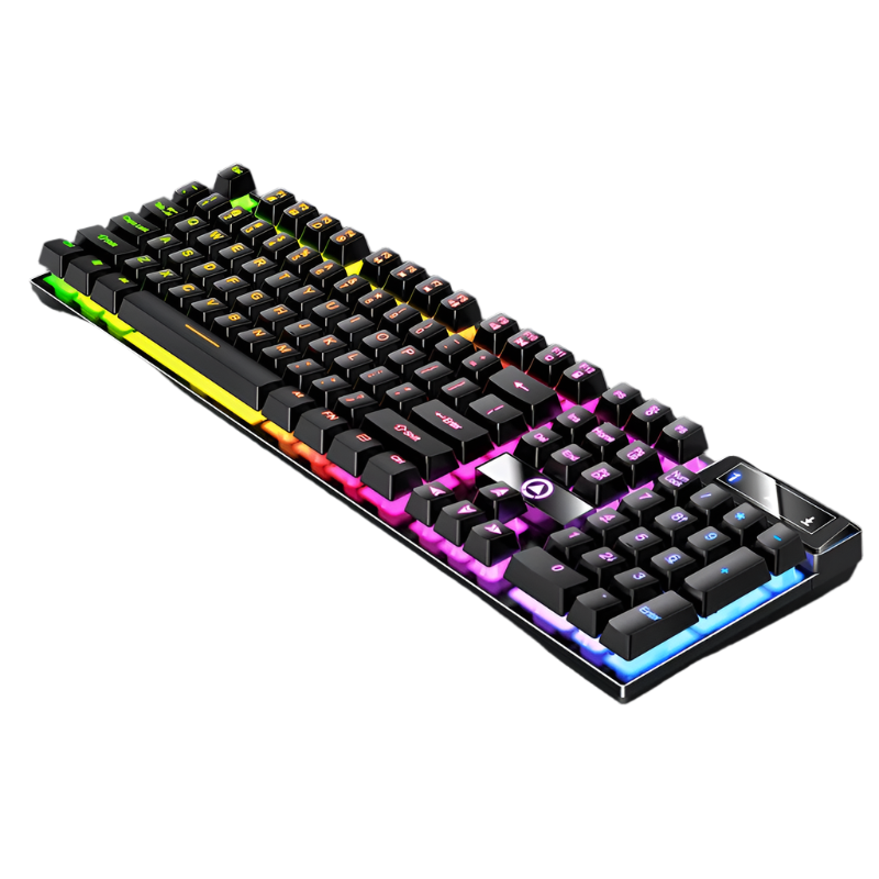 Wired Gaming Keyboard with Numpad – Low Profile Design for PC, Laptop, and Desktop