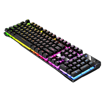 Wired Gaming Keyboard with Numpad – Low Profile Design for PC, Laptop, and Desktop