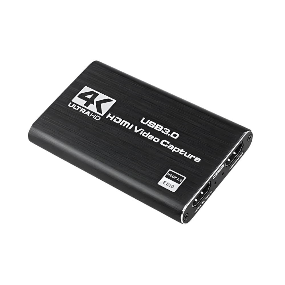 4K 1080p 60FPS HD Video Capture Card – USB 3.0 HDTV Camera Recorder for Live Streaming & Gameplay