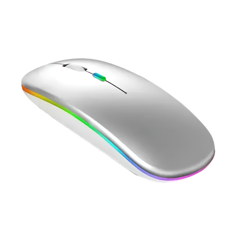 RGB Wireless Gaming Mouse – Rechargeable, Silent, Ergonomic Design for Laptop and PC