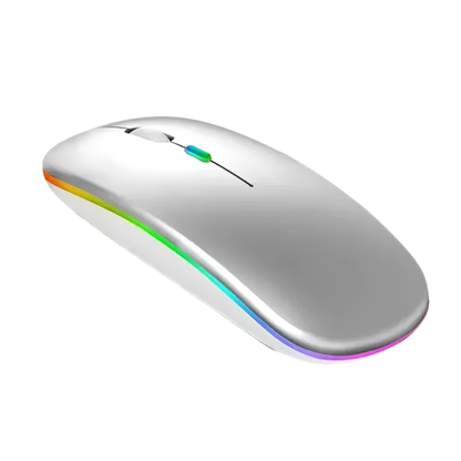 RGB Wireless Gaming Mouse – Rechargeable, Silent, Ergonomic Design for Laptop and PC