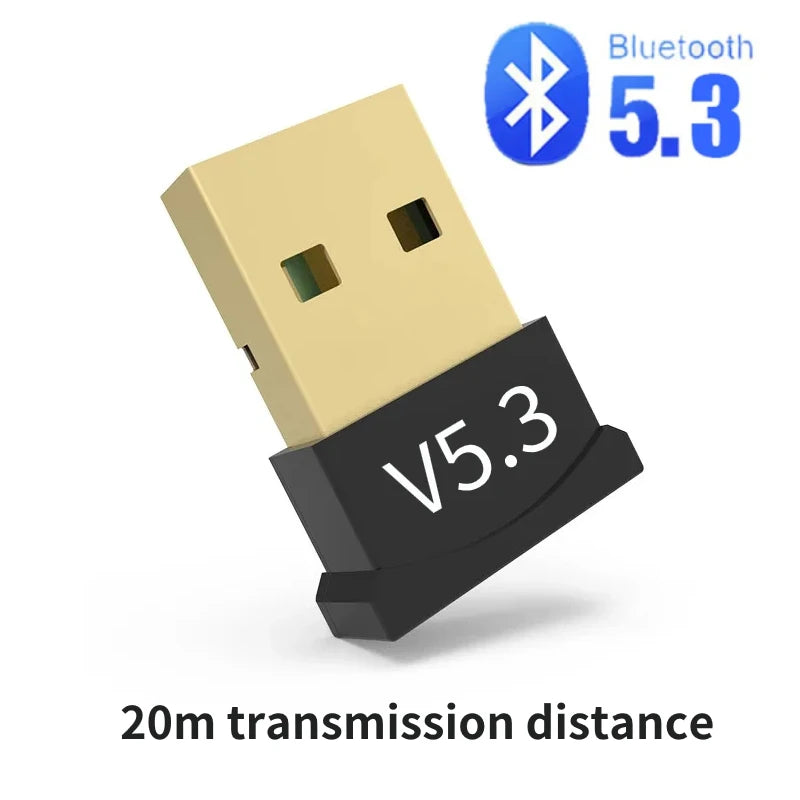 150m USB Bluetooth 5.4 Adapter – 5.3 Dongle for PC, Wireless Mouse, Keyboard, Music Audio Receiver/Transmitter