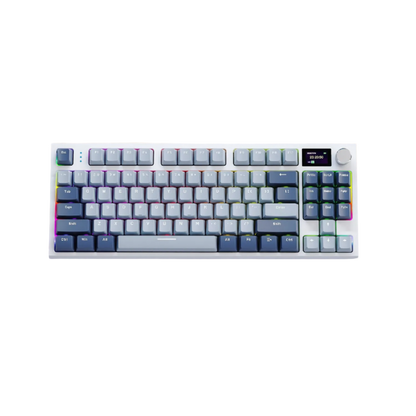 K86 Wireless Hot-Swappable Mechanical Keyboard with Bluetooth/2.4G, Display Screen, and Volume Rotary Button – Perfect for Gaming and Work