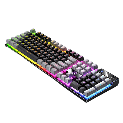 Wired Gaming Keyboard with Numpad – Low Profile Design for PC, Laptop, and Desktop