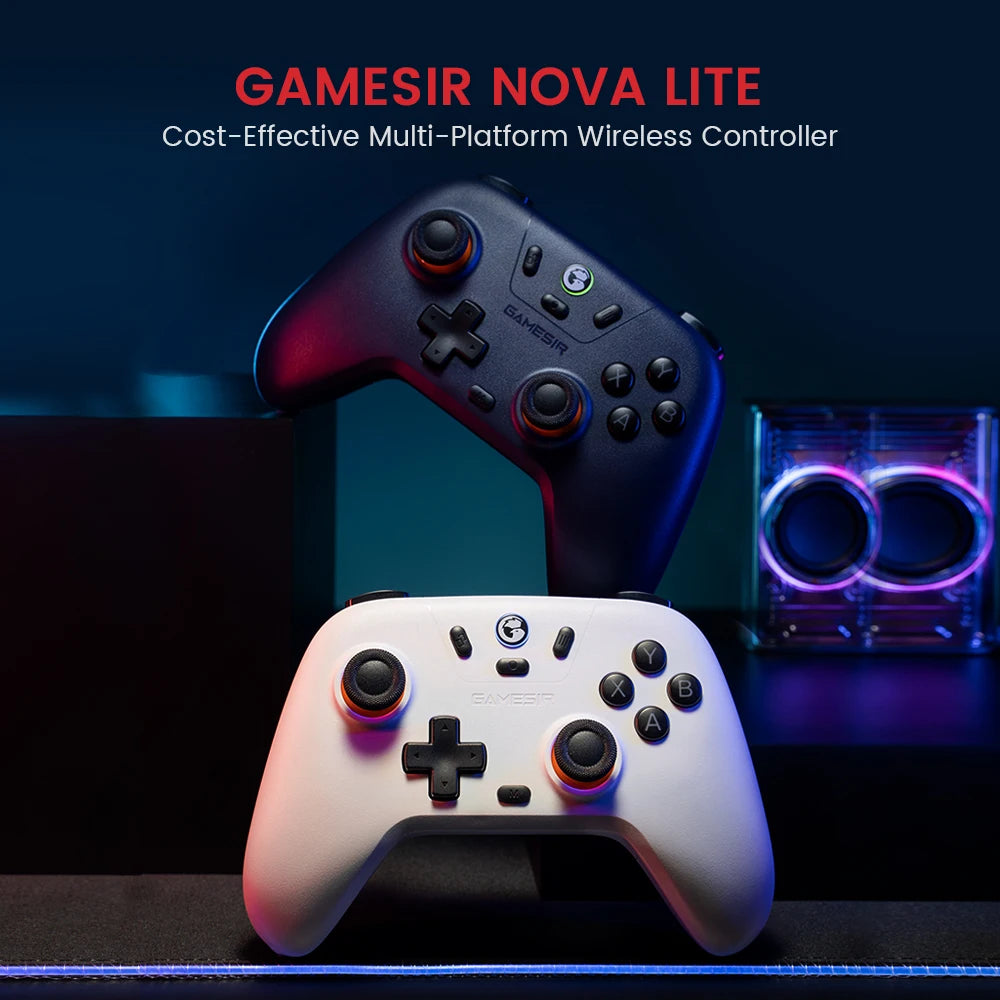 GameSir Nova Lite Wireless Gamepad Controller with Bluetooth – For Switch, Android, iOS, PC & Steam Games