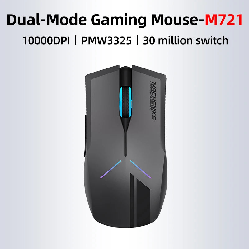 Machenike M7 Wireless Gaming Mouse - RGB, 10000 DPI