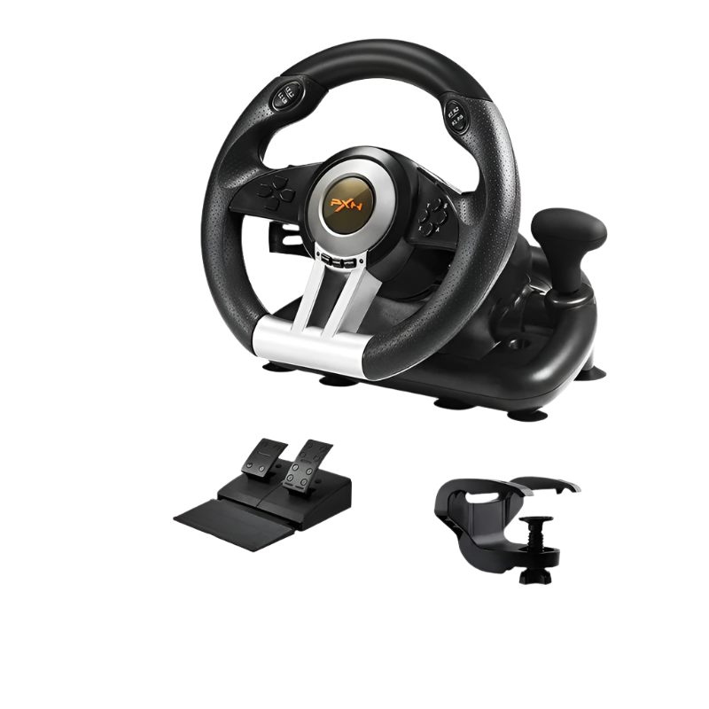 PXN V3 Pro Gaming Racing Wheel | 180° Steering Wheel for PC, PS4, Xbox & Switch